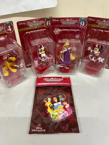 디즈니 크리스마스 피규어 5개 세트