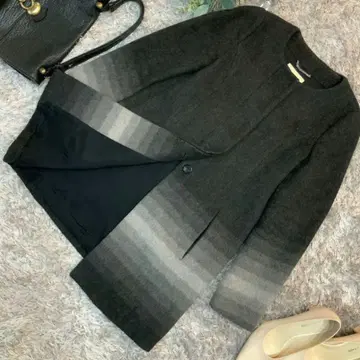 [ 새상품급 ] 언타이틀 울 코트 S 그라데이션 겨울