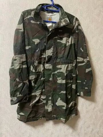 Carhartt 카모플라쥬 롱 코트 M