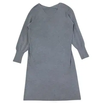 [새상품급] Mila Owen 그레이 V넥 긴팔 니트 원피스 프리 사이즈