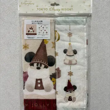 릴리린린 미니 타월 2장 크리스마스 굿즈 도쿄 디즈니 리조트