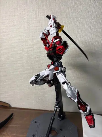 건담 아스트레이 레드 프레임 MG 페인팅 제품