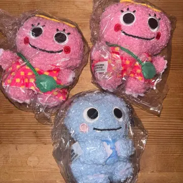 자와자와 숲의 간코짱 봉제 인형 볼체인 3개 세트