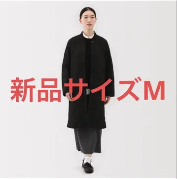 무인양품 푹신한 솜 퀼팅 코트 M