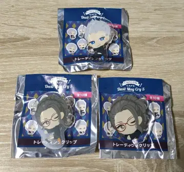 데빌 메이크라이 캡콤 카페 아크릴 클립 네로 니코 세트