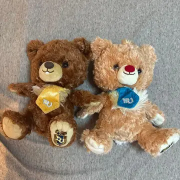 유니베어시티 봉제 인형 2체 세트(몬&블랑)