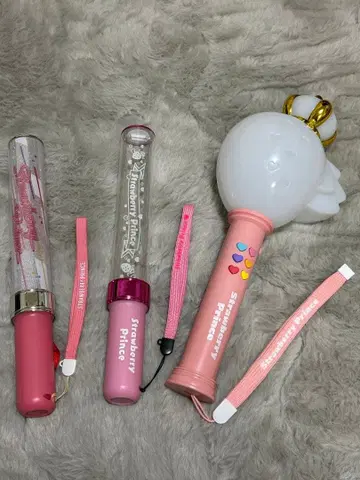 스트로베리 프린세스 응원봉 3개 세트