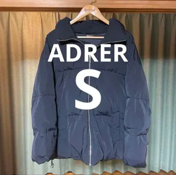 ADRER 다운 자켓 S 블랙 x 실버 2022AW