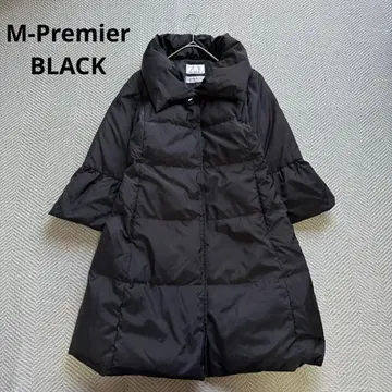 새상품급 엠프리미어 다운 코트 벨 슬리브 블랙 ML 상당