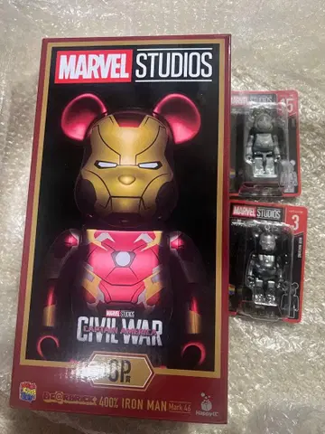 베어브릭 400% 아이언맨 IRON MAN Mark 46 덤 포함