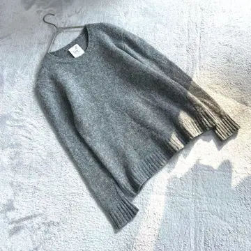 새상품급 [ 하레 ] ( M ) 니트 그레이 크루넥 긴팔 복슬복슬