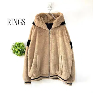 RINGS [44] 후드 부착 보아 자켓 복슬복슬 브라운 계열