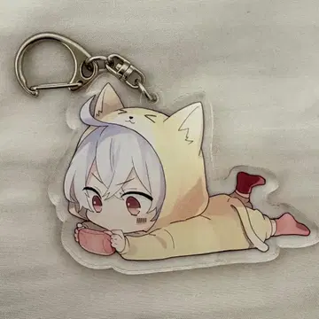 마후마후 고양이 아크링 키링