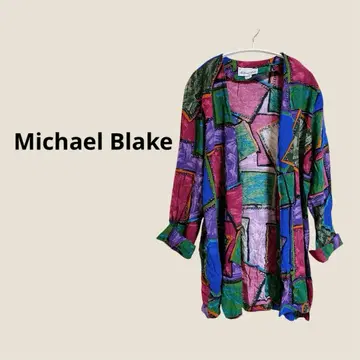 Michael Blake 노카라 자켓 멀티 컬러
