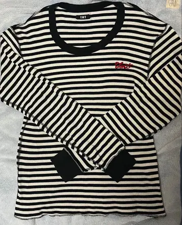 보더 T셔츠 긴팔