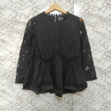 cawaii 꽃무늬 레이스 튤 자수 비침 프릴