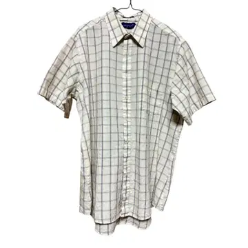 TOWNCRAFT 체크 무늬 반팔 셔츠 16 1/2 L~XL 빈티지