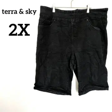 1점 한정 terra & sky [ 2X ] 숏팬츠 블랙