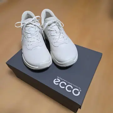 ecco 여성용 스니커즈 화이트 가죽