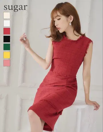 ERUKEI 트위드 드레스 사이즈 0 xs Sugar 드레스