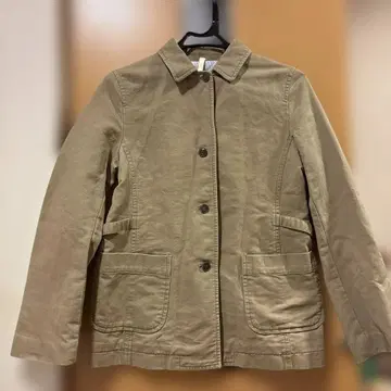 휴먼 우먼 베이지 밀리터리 자켓