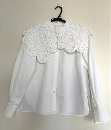 시로콘 요리 시로콘 프릴 셔츠 휘핑 칼라