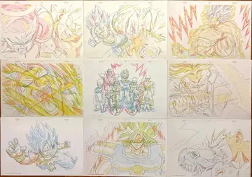 드래곤볼 원화 아트 시트 토리야마 아키라