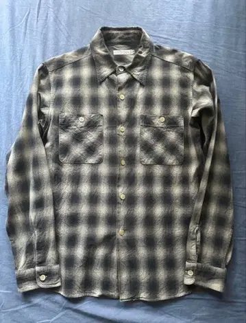 (컨디션 최상) Fullcount 체크 무늬 셔츠 38 사이즈