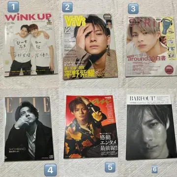 히라노 쇼 잡지 세트 6권