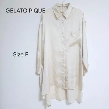 GELATO PIQUE 아이보리 셔츠 룸웨어 사이즈 F