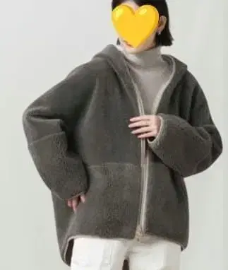 그레디 브릴리앙 리버서블 보아 후디 블루종