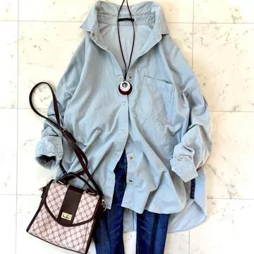 새상품급 밴야드 스톰 코듀로이 빅 셔츠 골드 버튼 백 슬릿