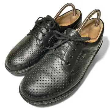 [ 새상품급 ] 핀 컴포트 가죽 펀칭 슈즈 블랙 23~23.5