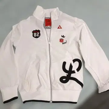 화이트 집업 자켓 L 사이즈