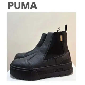 [ PUMA ] 블랙 사이드 고어 부츠
