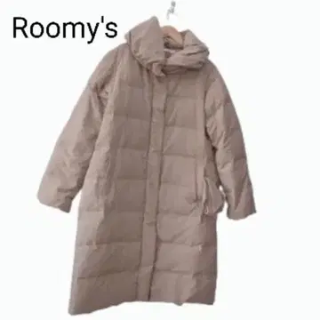 Roomy's 롱 다운 코트 F 다운 50 페더 50 카멜