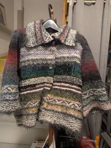 M&KYOKO 마사키쿄코 멀티 컬러 가디건