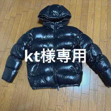 ZARA 후드 부착 다운 자켓 블랙