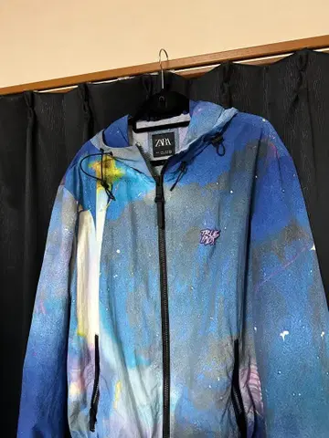 남성용 아우터 자켓 후드티 자라 ZARA 블루 M 사이즈