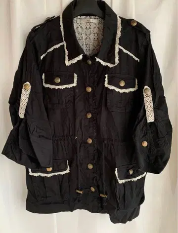 빅 사이즈 모리걸풍 셔츠 자켓