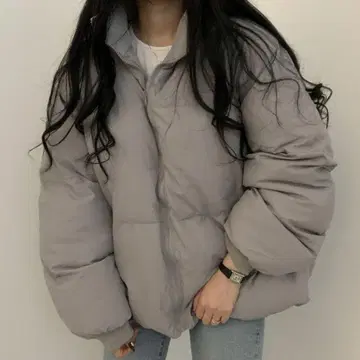 소녀나라/한국/캐주얼/다운/그레이/F