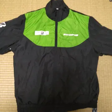 ECOPIA 나일론 자켓 L 블랙/그린