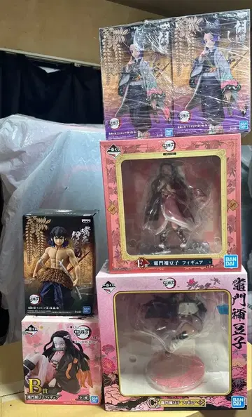 제일복권 귀멸의 칼날 네즈코 피규어 세트 덤 포함