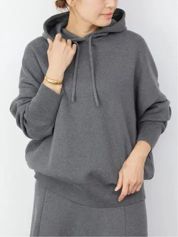 Deuxieme Classe smooth HOODY PULLOVER