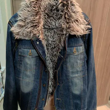 데님풍 쭈리 자켓 M