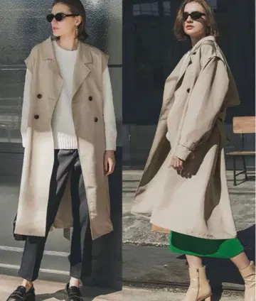 [ 미사용 새상품 ] coca 디태처블 트렌치코트