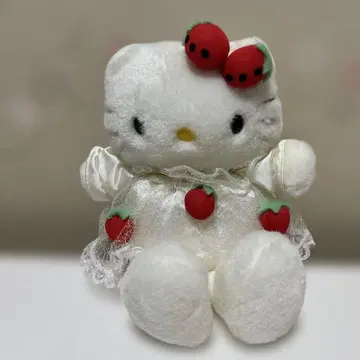 헬로키티 드레스 딸기 산리오 레어 1998년 미사용