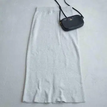 코카 니트 롱 타이트 스커트 백 슬릿 캐주얼 스트릿 M