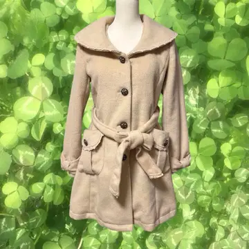 axesfemme 모리걸 페어리 그런지 아이보리 레이스 롱 코트