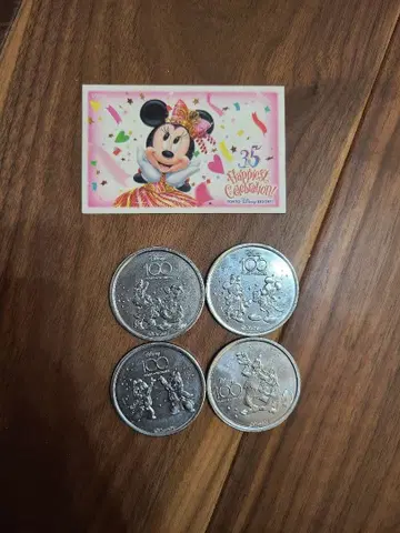 디즈니 100주년 기념 코인 세트